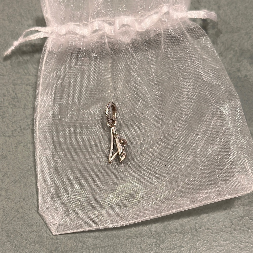 Brighton Silver Number “4” Charm